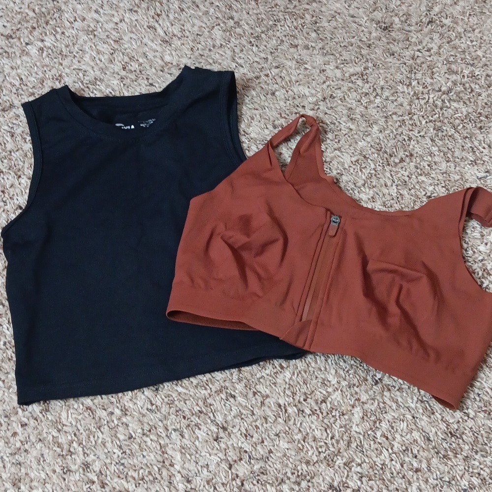 Zyia Tank Top/Bra Workout Bundle Size XS